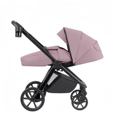 Универсальная коляска Carrello Omega CRL-6540/1 Galaxy Pink с адаптером, розовая фото 41