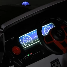 Детский электромобиль джип M 6257 EBLR-1 Mercedes Brabus, мягкое сиденье, белый фото 20