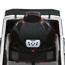 Детский электромобиль джип M 6257 EBLR-1 Mercedes Brabus, мягкое сиденье, белый фото 32