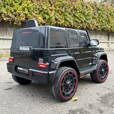 Детский электромобиль джип M 6257 EBLR-2 Mercedes Brabus, мягкое сиденье, черный фото 37