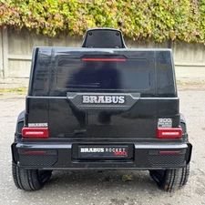 Детский электромобиль джип M 6257 EBLR-2 Mercedes Brabus, мягкое сиденье, черный фото 41