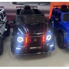 Детский электромобиль джип M 6257 EBLR-2 Mercedes Brabus, мягкое сиденье, черный фото 71