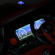 Детский электромобиль джип M 6257 EBLR-3 Mercedes Brabus, мягкое сиденье, красный фото 28