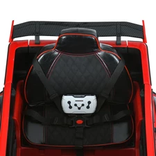 Детский электромобиль джип M 6257 EBLR-3 Mercedes Brabus, мягкое сиденье, красный фото 20