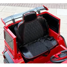 Детский электромобиль джип M 6257 EBLR-3 Mercedes Brabus, мягкое сиденье, красный фото 92