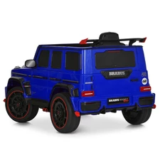 Детский электромобиль джип M 6257 EBLR-4 Mercedes Brabus, мягкое сиденье, синий фото 16
