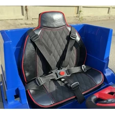 Детский электромобиль джип M 6257 EBLR-4 Mercedes Brabus, мягкое сиденье, синий фото 71