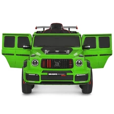 Детский джип M 6257 EBLR-5 зеленый, Mercedes Brabus, мягкие EVA колеса фото 31