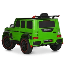 Детский джип M 6257 EBLR-5 зеленый, Mercedes Brabus, мягкие EVA колеса фото 53
