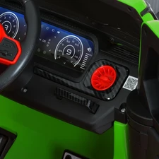 Детский джип M 6257 EBLR-5 зеленый, Mercedes Brabus, мягкие EVA колеса фото 28