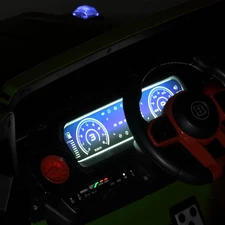 Детский джип M 6257 EBLR-5 зеленый, Mercedes Brabus, мягкие EVA колеса фото 20