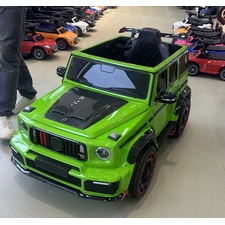 Детский джип M 6257 EBLR-5 зеленый, Mercedes Brabus, мягкие EVA колеса купить