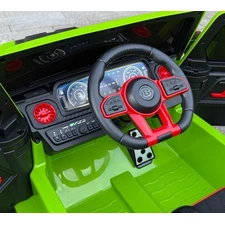 Детский джип M 6257 EBLR-5 зеленый, Mercedes Brabus, мягкие EVA колеса фото 86