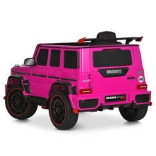 Детский джип M 6257 EBLR-8 розовый, Mercedes Brabus, мягкие EVA колеса фото 31