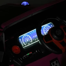 Детский джип M 6257 EBLR-8 розовый, Mercedes Brabus, мягкие EVA колеса фото 28