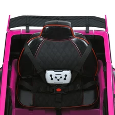 Детский джип M 6257 EBLR-8 розовый, Mercedes Brabus, мягкие EVA колеса фото 20