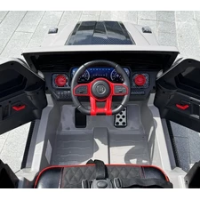 Детский джип M 6257 EBLR-11 серый, Mercedes Brabus, мягкие EVA колеса фото 16