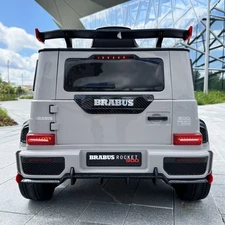 Детский джип M 6257 EBLR-11 серый, Mercedes Brabus, мягкие EVA колеса фото 41