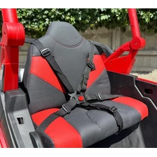 Детский электромобиль багги M 6256 EBLR-3 красный, мягкое сиденье фото 11