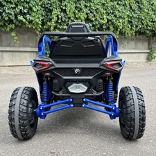 Детский электромобиль багги M 6256 EBLR-4 синий, мягкое сиденье фото 41