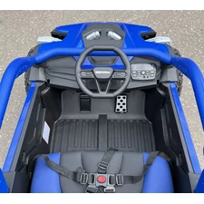 Детский электромобиль багги M 6256 EBLR-4 синий, мягкое сиденье фото 63