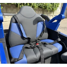 Детский электромобиль багги M 6256 EBLR-4 синий, мягкое сиденье фото 92