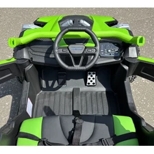 Детский электромобиль багги M 6256 EBLR-5 зеленый, мягкое сиденье фото 71