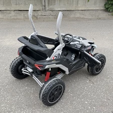 Детский электромобиль M 6256 EBLR-11 багги, мягкое сиденье, серый фото 37