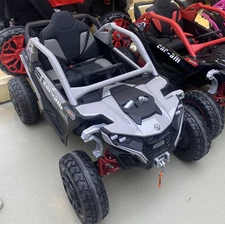 Детский электромобиль M 6256 EBLR-11 багги, мягкое сиденье, серый фото 54