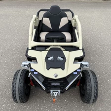 Детский электромобиль M 6256 EBLR-13 багги, мягкое сиденье, бежевый фото 14