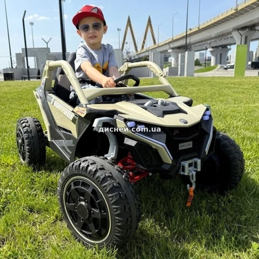 Детский электромобиль M 6256 EBLR-13 багги, мягкое сиденье, бежевый