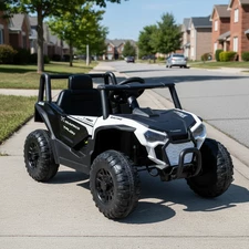 Детский электромобиль багги M 6258 EBLR-1 белый, мягкое сиденье купить