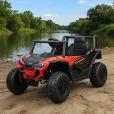 Детский электромобиль багги M 6258 EBLR-3 красный, мягкое сиденье купить