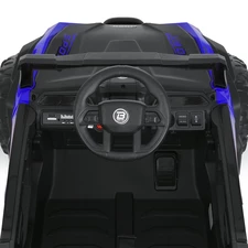 Детский электромобиль багги M 6258 EBLR-4 синий, мягкое сиденье фото 16