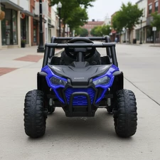 Детский электромобиль багги M 6258 EBLR-4 синий, мягкое сиденье купить