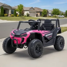 Детский электромобиль M 6258 EBLR-8 багги, мягкие EVA колеса, розовый