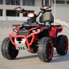 Детский электрический квадроцикл M 6276 EBLR-3 красный, с пультом управления