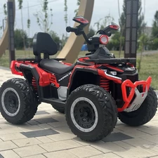 Детский электрический квадроцикл M 6276 EBLR-3 красный, с пультом управления фото 14