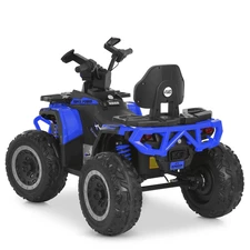 Детский электрический квадроцикл M 6276 EBLR-4 синий, с пультом управления фото 11