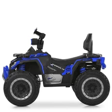 Детский электрический квадроцикл M 6276 EBLR-4 синий, с пультом управления фото 31