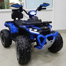 Детский электрический квадроцикл M 6276 EBLR-4 синий, с пультом управления купить