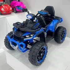 Детский электрический квадроцикл M 6276 EBLR-4 синий, с пультом управления фото 37