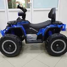 Детский электрический квадроцикл M 6276 EBLR-4 синий, с пультом управления фото 41