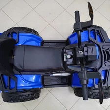 Детский электрический квадроцикл M 6276 EBLR-4 синий, с пультом управления фото 54