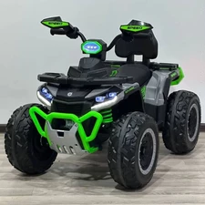 Детский квадроцикл M 6276 EBLR-5 с пультом управления, зеленый фото 14