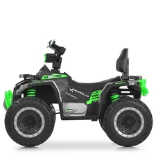 Детский квадроцикл M 6276 EBLR-5 с пультом управления, зеленый фото 53