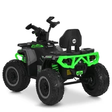 Детский квадроцикл M 6276 EBLR-5 с пультом управления, зеленый фото 18