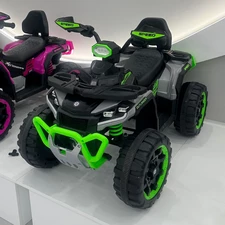 Детский квадроцикл M 6276 EBLR-5 с пультом управления, зеленый фото 71