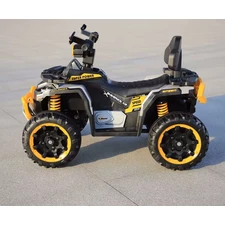 Детский квадроцикл M 6276 EBLR-6 с пультом управления, желтый фото 14