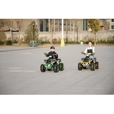 Детский квадроцикл M 6276 EBLR-6 с пультом управления, желтый фото 31